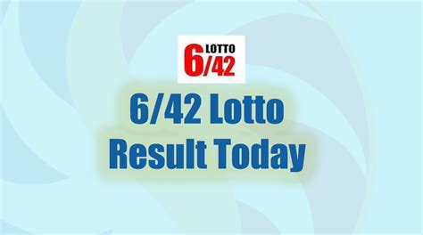 6/42 lotto result today|6 42 pcso results summary.